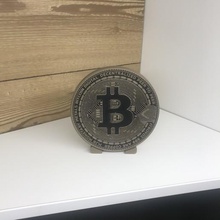 bitcoin stand la maison de décoration crypto pièce monnaie le ctb 3d print model - Mito3D