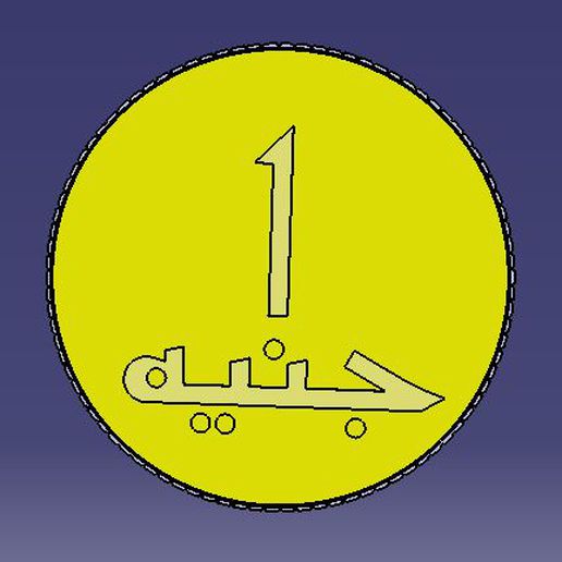 bitgenah arte bitcoin cripto árabe moeda 3D print model - Mito3D