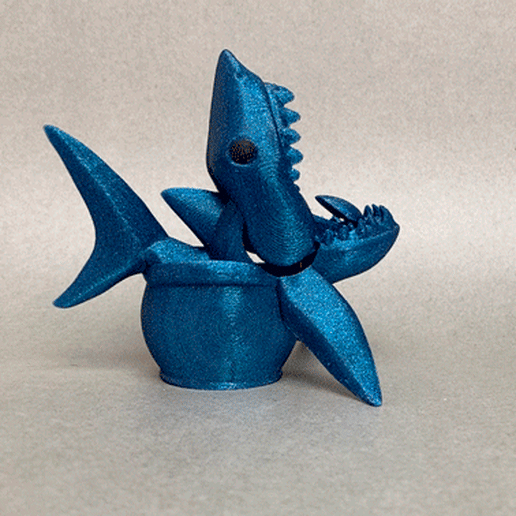 mordendo Tubarão 3D print model - Mito3D
