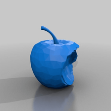 bitten apple home food drink 3d print model - Mito3D