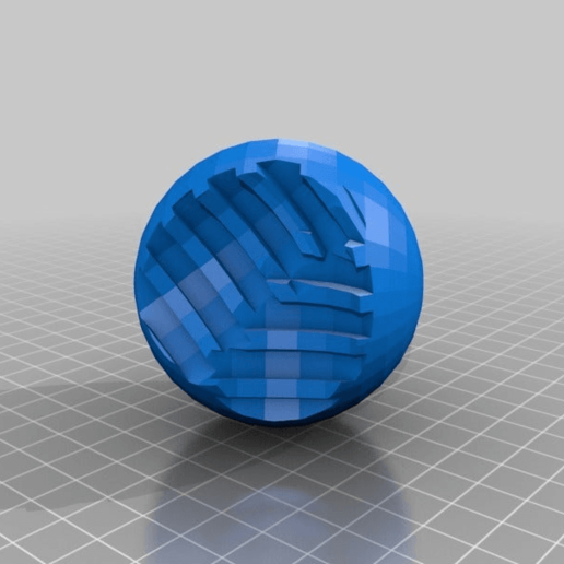 morso sfera art sculture 3D print model - Mito3D