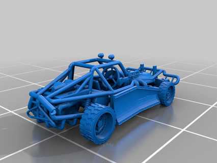 bitume gaslands buggy post-apocalyptic 1990s madmax vehicle vehicles transport 3d print model - Mito3D