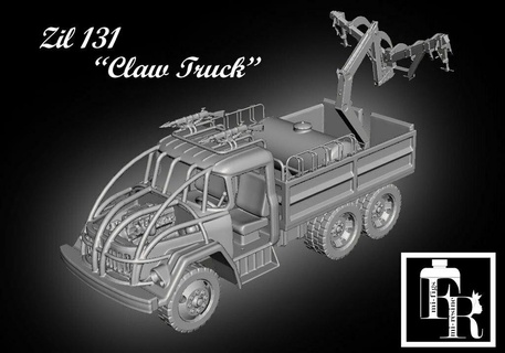 bitume gaslands griffe camion post apocalyptic Mad Max zil zombicide Véhicules transport 3d print model - Mito3D