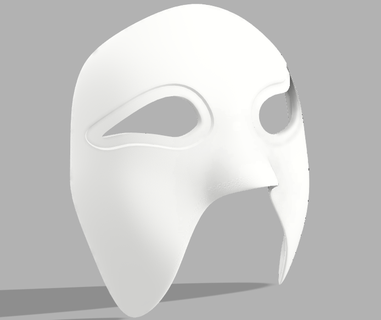 bj mask manga series stl bj theatre mask cosplay art craft anime ghost deamon drama manga  3d print model - Mito3D