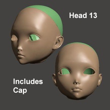 bjd 1 3 75mm head 13v2 - sparx art 1 3 size bjd dolls head resin fdm custom head eyes