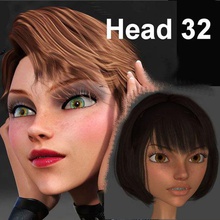 bjd 1 3 75mm head 32 - sparx art eyes1 1 3 size bjd dolls head resin fdm custom head