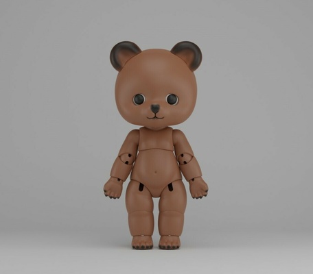 bjd bambino orso 1 12rd bambola bambole giocattolo arte 3d print model - Mito3D
