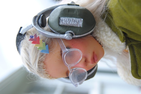 bjd oyuncak bebek 1 3 retro kulaklık top eklemli destek diyorama ölçek Aksesuarlar akıllı 3d print model - Mito3D