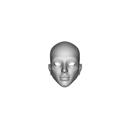 bjd tête poupée 3d modèle 3D print model - Mito3D