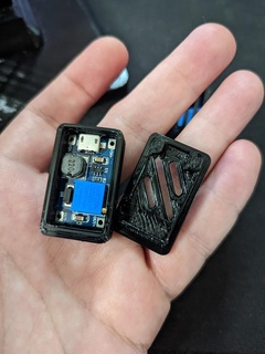 bk 5 24v Incremento convertitore Astuccio guaina secchio elettronica allegato fan guidato micro USB energia fornitura 3d print model - Mito3D