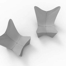 bkf2000 borboleta cadeira bkf concreto Silla sillon model_furniture 3d print model - Mito3D