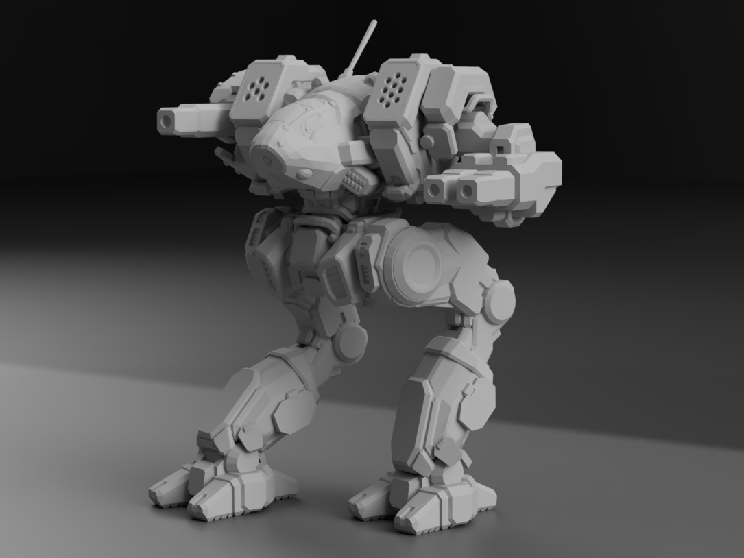 bkl-prime black lanner battletech by matt mason game wargames wargaming miniatures tabletop wargame mechwarrior gaming mwo battlemech 3D print model - Mito3D