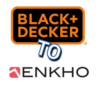 black & decker 20v battery enkho 18v machine adapter 3d print model - Mito3D