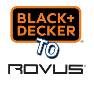 black & decker 20v battery rovus 18v machine adapter 3d print model - Mito3D