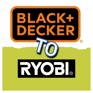 siyah katlı 20v pil Ryobi + 18v makine adaptör 3d print model - Mito3D