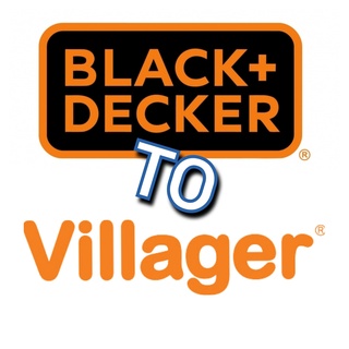 black & decker 20v battery villager 18v machine adapter 3d print model - Mito3D