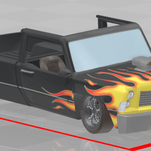 carro preto jogo brinquedo 3d print model - Mito3D