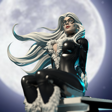 black cat statue 3d print model art superhero spider man felicia hardy sexy pinup marvel comics mcu peter parker 3d print model - Mito3D