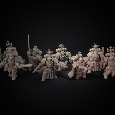 schwarz kreuzfahrer klinge brüder spiel krieg hammer schwestern platz nonnen mini 28mm of stille marinesoldaten horus sororitas terminatoren bruderschaft terminator kader grau ritter blutig bewachen 3d print model - Mito3D