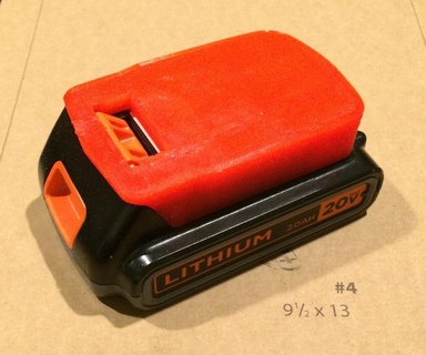 schwarz Decker 20v Batterie Modell Werkzeuge 3d print model - Mito3D