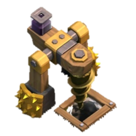 schwarz-drill-clash Clans Spiel drill schwarz-drill clash clans 3D print model - Mito3D