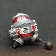 noir trou bob action figure 375 Vincent vieux robot disney réparation scifi jouet figurine 3d print model - Mito3D