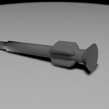 siyah delik Vincent oyuncak tabanca Sanat Kara değiştirme ihtiyar bob Maximillian 3d print model - Mito3D