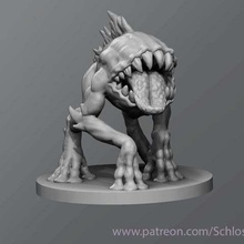 schwarz imp Spiel - Spielzeug tabletop monster Feind 3d print model - Mito3D