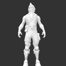 black knight fortnite game play dark man figure skin 3d print model - Mito3D