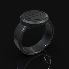 black lantern jewelry cosplay ring green 3d print model - Mito3D