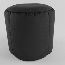 black leather pouf 3d print model - Mito3D