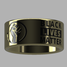 black lives matter ring jewelry bracelet bracelets gift 3d print model - Mito3D