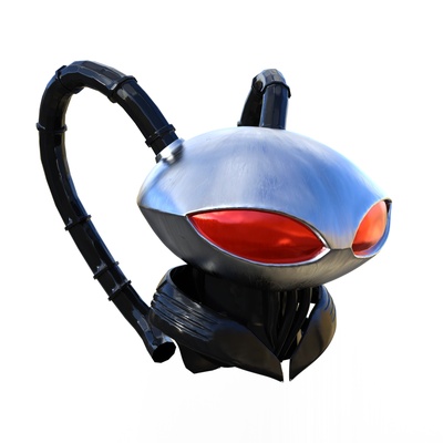 preto manta capacete aquaman mascarar dc dceu vilão super heróis 3d print model - Mito3D