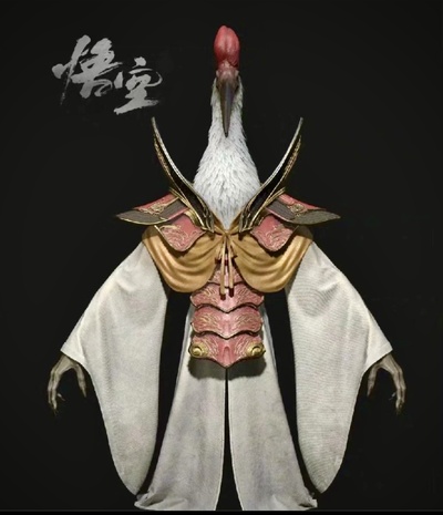 black myth crane immortal wukong wu kong golden ring cosplay role-playing as a game of chess crown monkey king playstation ps5 3d print model - Mito3D