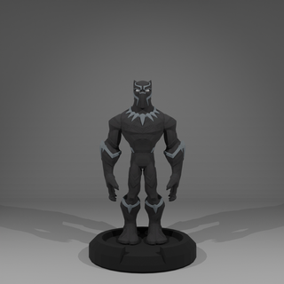 black panther figure 3d print model - Mito3D