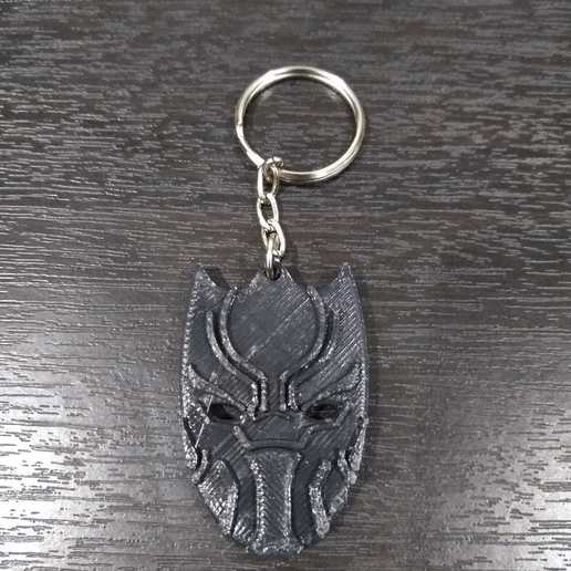 black-panther-ring für den Schlüssel gadget super heroes marvel black panther Schlüssel-ring Zugehör 3D print model - Mito3D