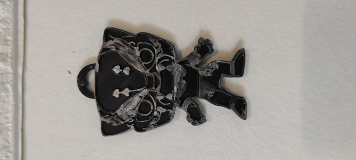 black panther keychain marvel wakanda 3d print model - Mito3D