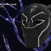 black panther mask game accessories afrika avengers blackpanther boseman chadwick cosplay costume film games toys halloween helmet infinity killmonger marvel movie tchalla wakanda war 3d print model - Mito3D