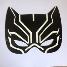 pantera negra máscara de la mascarada panthre noire juego marvel cosplay 3d print model - Mito3D