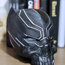 black panther skull art stl blackpantherskull marvel blackpanther 3d print model - Mito3D
