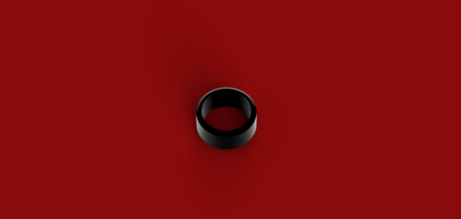 black ring 3d print model - Mito3D