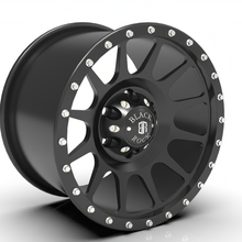 black rock omega satin wheel 3d printable model rim car truck tire tyre 3d print model - Mito3D