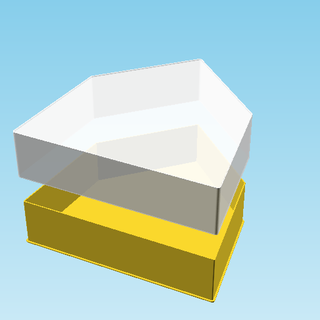 Preto shogi peça nestable caixa v1 3d print model - Mito3D