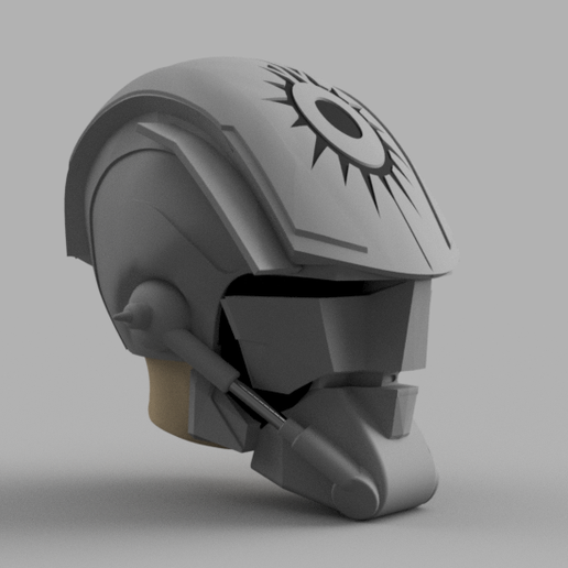 black sun ace bucket game star wars helmet swg galaxies cosplay 3D print model - Mito3D