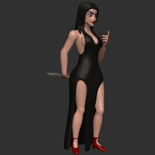 schwarz Witwe erotisch böse Mädchen Mörder sexy Frau 3d print model - Mito3D