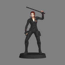 black widow - avengers endgame 3d print marvel mcu black widow 3d model 3d print low poly 3d print model - Mito3D