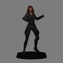 black widow - captain america civil war 3d print natasha romanoff avengers infinity endgame marvel cinematic universe scarlett johanson mcu 3d print model - Mito3D