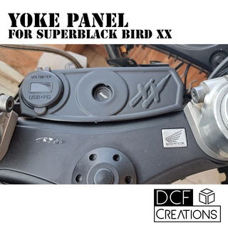 blackbird yoke panel superblack bird xx cbr super bike 1100 3d print model - Mito3D