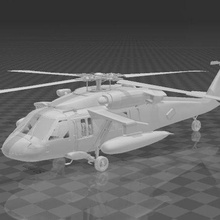Kara Şahin helikopter 3d print model - Mito3D