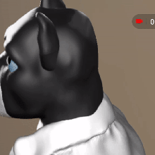 negro triste Arte cómic ventilador gato detective 3d print model - Mito3D